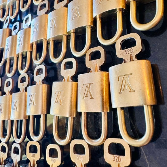 Louis Vuitton Brass Lock & Key Set - Picture 5 of 6